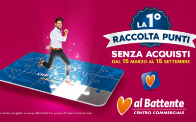 La 1° raccolta punti senza acquisti!