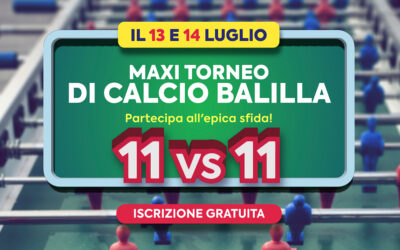 Maxi Torneo di Calcio Balilla